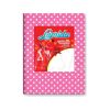 Cuaderno escolar  tapa carton 50 hojas lunares rosa Laprida