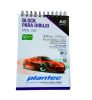 Block  Dibujo con espiral 210 g A5 40 hojas papel liso (5631) Plantec