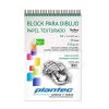 Block  Dibujo con espiral 210 g A4 40 hojas papel Texturado (5652) Plantec