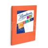 Cuaderno escolar Rivadavia ABC  Sin Espiral  Naranja rayado