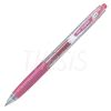 Boligrafo Poplol retractil rosa metalico Pilot