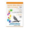 Block  Dibujo 350 g A3 20 hojas texturadas (15663) Plantec