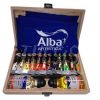 Valija para artistas oleo en caja de madera mediana Alba