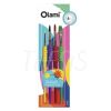 Pincel con grip color  x  4  PI304 Olami