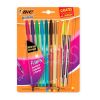 Boligrafo Cristal Fashion 1.2 blister x 8 + 2 neon Bic