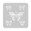 Stencil 30 x 30 mariposas 1005 EQ