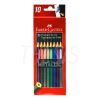 Lapices de colores Faber Castell Eco lapiz x 10 metallic 120410