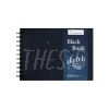 Cuaderno Hahnemuhle Black Book Horizontal 250 gr A5 60 hojas (10628501)