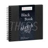 Cuaderno Black Book Horizontal 250 gr 23.5 x 23.5 60 hojas  (10628503) Hahnemuhle