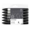 Marcadores  Promarker x  6 tonos neutros  (0290154) Winsor & Newton