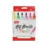 Marcadores Trabi Big Bruhs x 6 punta pincel colores pastel