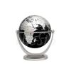 Globo terraqueo base plastica 10 cm plata  107P