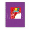 Cuaderno escolar  AB7  21 x 27  60 hojas rayado lila  (627071) Laprida