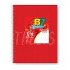 Cuaderno escolar  AB7  21 x 27  60 hojas rayado rojo  (627031) Laprida