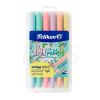 Marcadores Pelikan Markana x 12 Lettering punta pincel acuarelables colores pastel