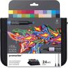 Marcador Promaker x 24 Cartuchera (W0299999) Winsor & Newton