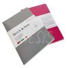 Cuaderno Sketch and Note A4 vertical 125 g 40 hojas gris/rosa (10628892) Hahnemuhle