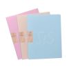 Carpeta con folios A4 x  20 pastel  (7407) FW