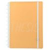 Cuaderno Inteligente grande Linea Pastel Naranja Pastel