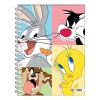 Cuaderno 16 x 21 Looney Tunes con espiral 1205231-1 Mooving