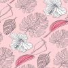 Papel Estampado 15 x 15 simple faz Selva Chic Rosa Felicidad Market