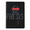 Cuaderno  A4 semirigido rayado Monsters  999068 Fw