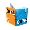 Cuaderno A4 Duo pp 80 hojas azul Arte 