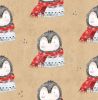 Papel  Estampado 15 x 15 simple faz Pengui Felicidad Market