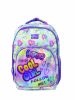 Mochila Qiwi escolar con bolsillo Metalizado  Mow109 Olami