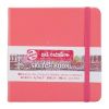 Cuaderno Sketch 140 g 12 x 12  80 hojas rojo coral Talens Art Creation