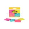 Papel Notas Post-it 653 fluo 38 x 50 blister x 50 hojas 3M