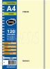 Cuaderno A4 Fresh 70 g 120 hojas rayado (3464) amarillo Rideo