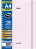 Cuaderno A4 Fresh 70 g 120 hojas rayado (3464) rosa Rideo