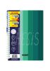 Cuaderno 70 g A4 120 hojas rayado verde (73214) Rome