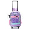 Mochila con carrito 18" Cromatico Pipping lila con llavero (37703) Skora