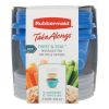 Taper Rubbermaid Take Alongs Snacks To Go 473 ml x 2