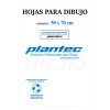 Papel Dibujo 50 x 70 142 g x 10 hojas (5592) Plantec