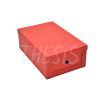 Caja carton corrugado color con remaches 40 x 26 x 14  (717) Les cahiers-Blanco