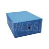 Caja carton corrugado color con remaches 45 x 31 x 16  (720) Les cahiers-Azul