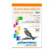 Block  Dibujo 350 g A5 20 hojas texturadas (15661) Plantec