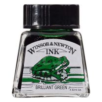 Tinta 14 cc verde brillante W&N