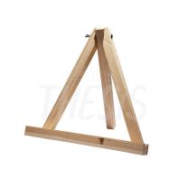 Atril de mesa triangular de pino sin lustrar 