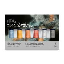 Acuarela W&N Cotman Set Metallic Collection x 6  tubos (0390703)